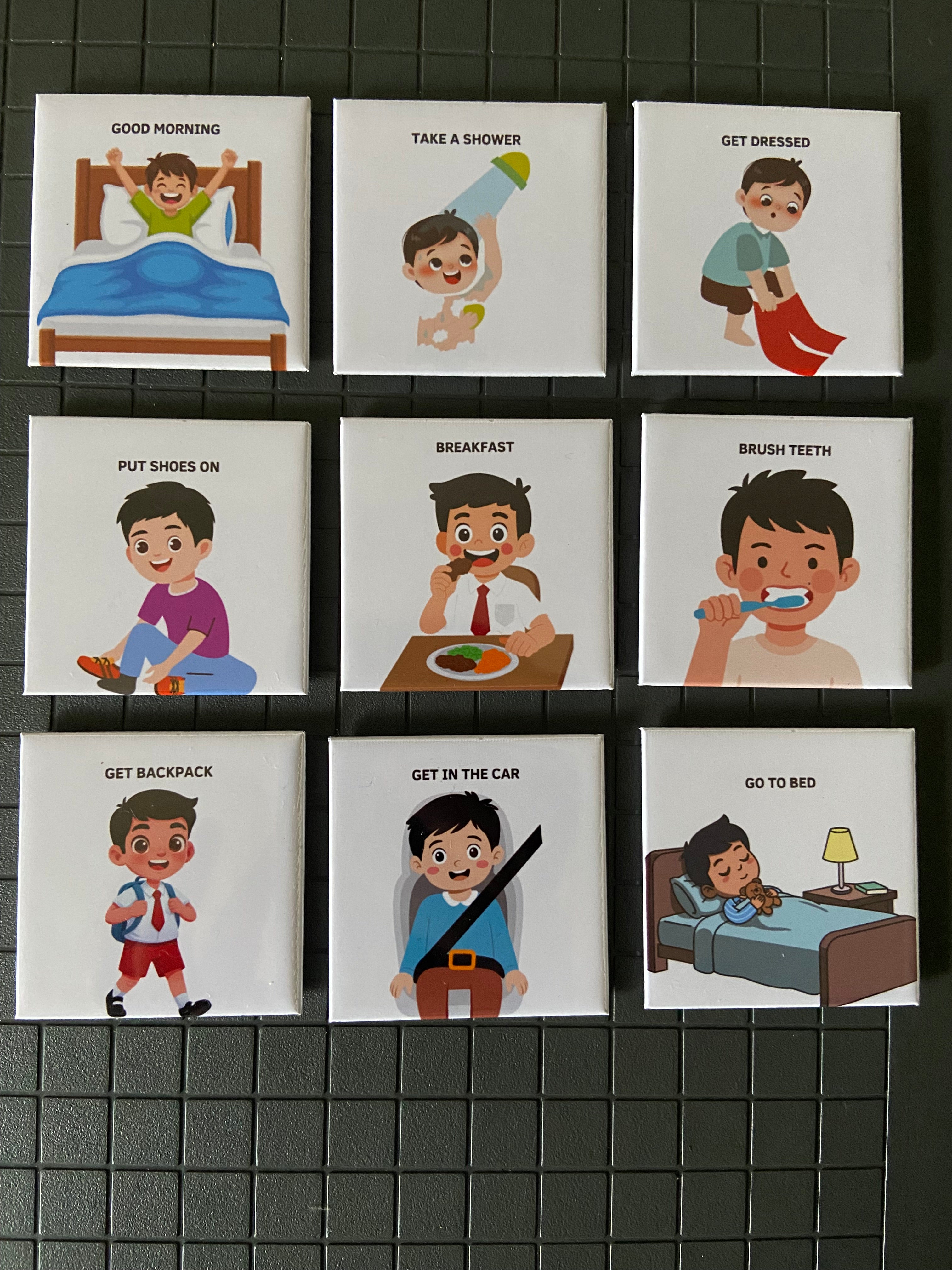 9 Pack Magnet Schedules