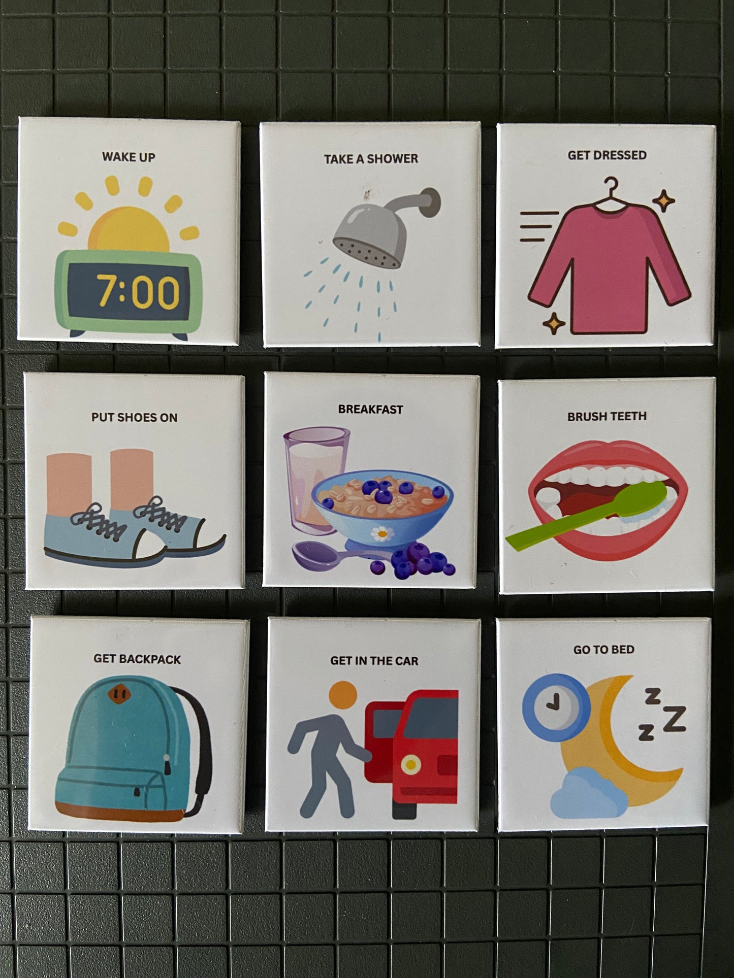 9 Pack Magnet Schedules