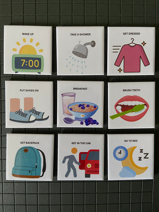 9 Pack Magnet Schedules